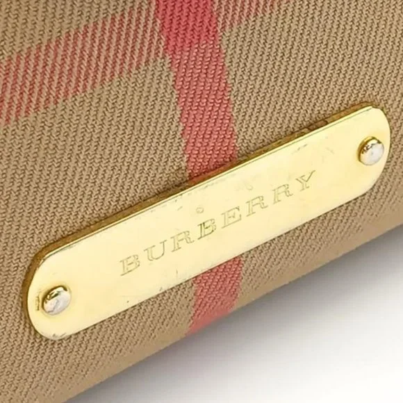 BURBERRY Beige Bridle House Check Handbag - Picture 6 of 16